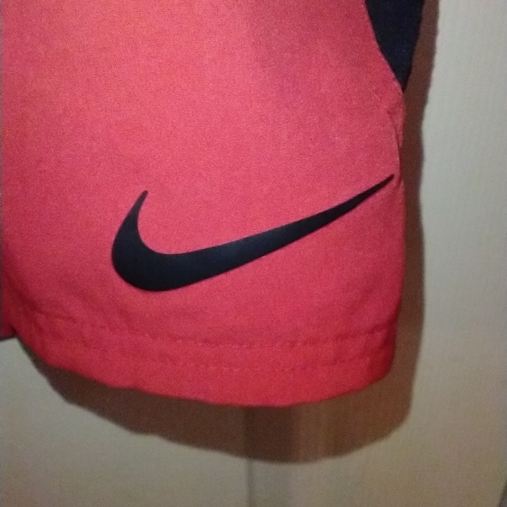Nike Red Drawstring Polyester Blend Athletic Gym … - image 7